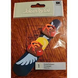 EK Success Jolees Boutique By You 3D Scrapbooking Sticker SNOW BOARD Free ship‎
